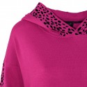 Sweter w formie bluzy z kapturem