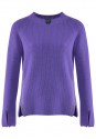 Wełniany sweter w kolorze fioletowym