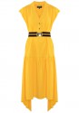 Letnia sukienka w kolorze żółtym 