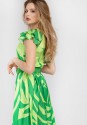 Sukienka w odcieniach zieleni