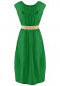 Zielona sukienka z haftem