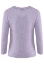 Sweter dzianinowy w kolorze fioletowym