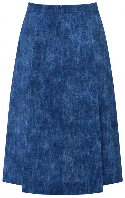 Bawełniana spódnica o deseniu marmurka