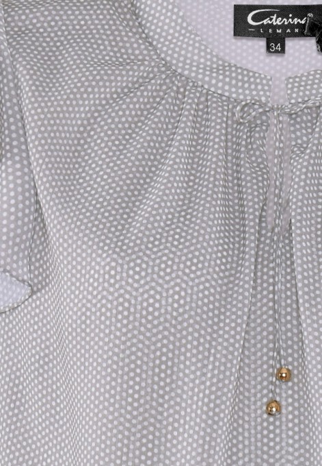 Zwiewna bluzka z rękawkiem typu motylek