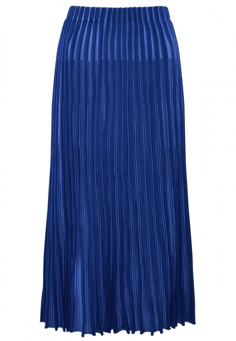 Plisowana spódnica w kolorze kobaltowym