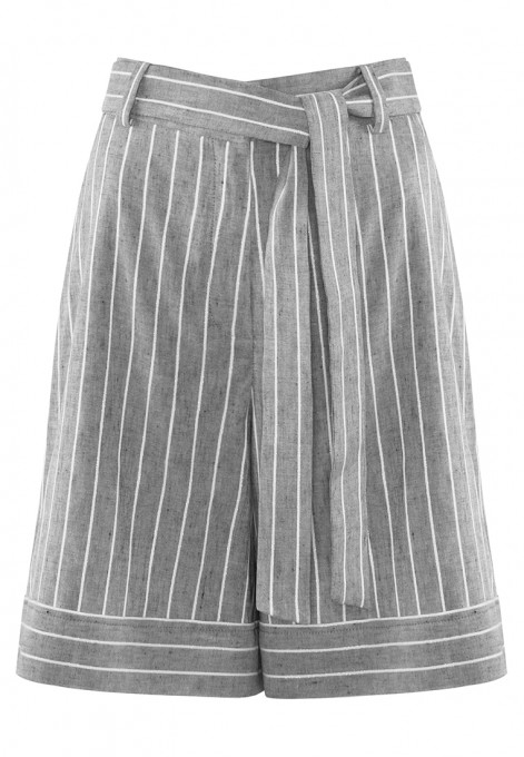 Krótkie spodnie w kolorze szarym