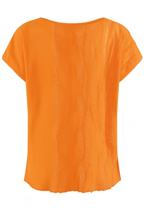 Dzianinowa bluzka w kolorze pomarańczowym