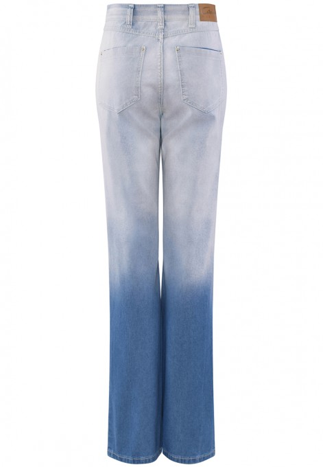 Dżinsowe spodnie z efektem ombre