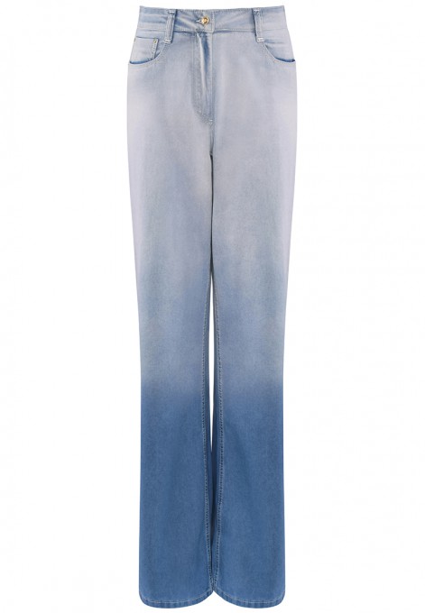 Dżinsowe spodnie z efektem ombre