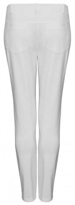 Bawełniane spodnie w kolorze białym