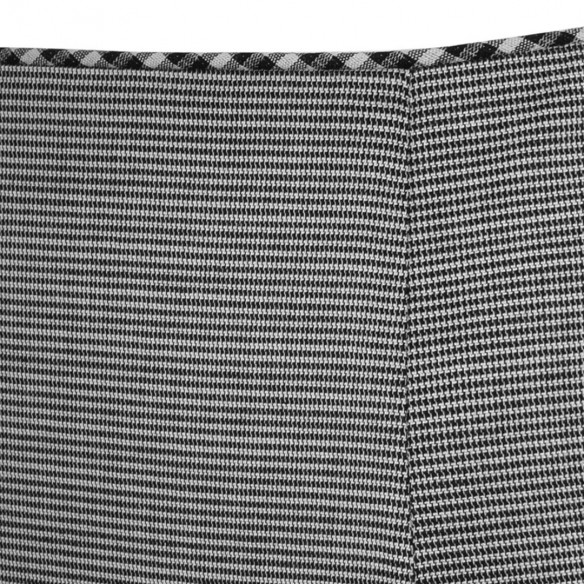 Ołówkowa spódnica o wzorze drobnej kratki