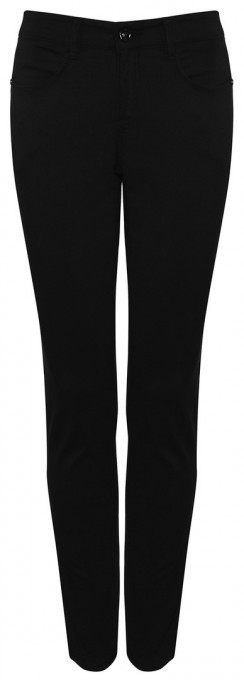 Czarne spodnie jeansowe o klasycznym kroju