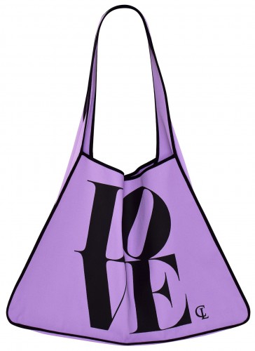 Uniwersalna torba na zakupy w kolorze fioletowy